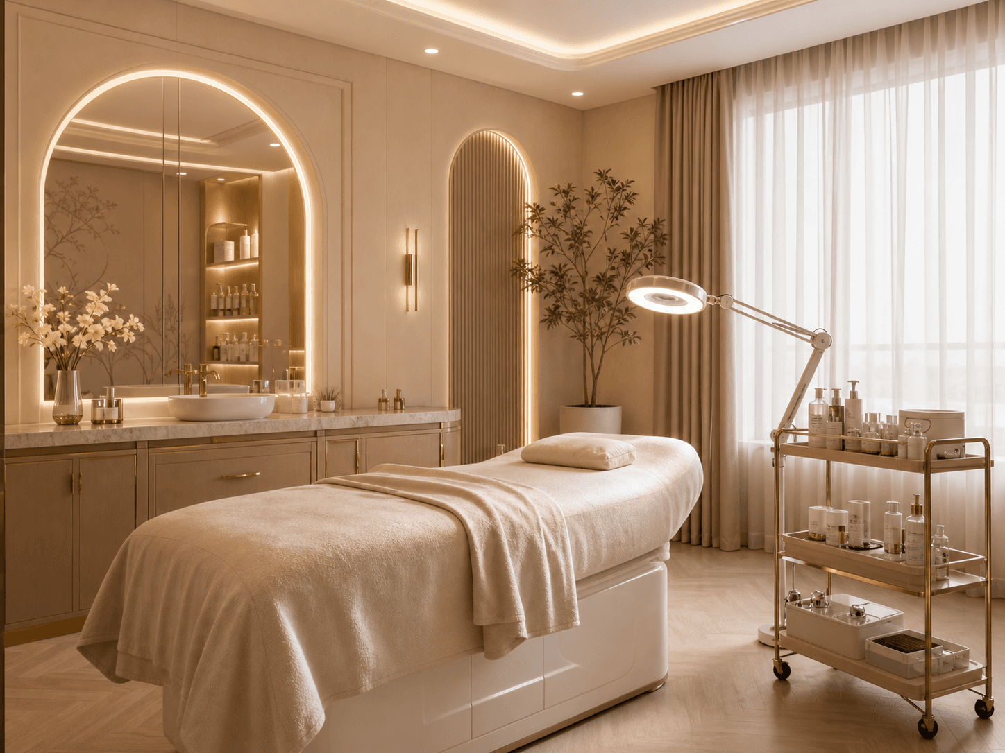 Không gian chăm sóc và tư vấn tại HAN BEAUTY CENTER